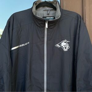 Bauer Black Arizona Bobcats Hockey Full-Zip Jacket Shell XL